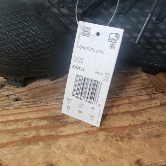 New Adidas X Ghosted .2 FG Soccer Cleats Men's Size 13 EH2834 - Picture 4 of 7